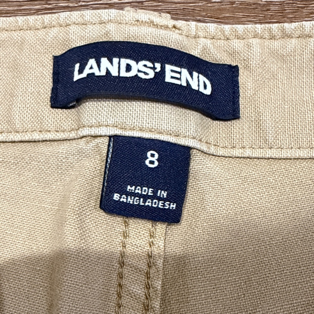Lands' End Women's Chino High Rise Utility Pants - Picture 5 of 8